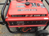 KING CANADA 8500 W GENERATOR ( NEVER BEEN USED ) ( REDUCED)