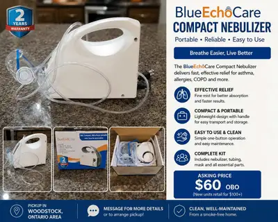 Blue EchoCare Nebulizer, View more