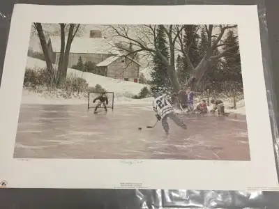 "PENALTY SHOT" Doug Laird Signed & Numbered Ltd Edition Litho, View more