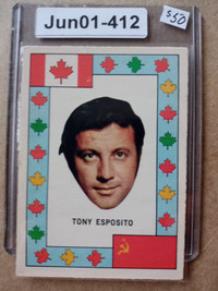 1972-73 OPC O-Pee-Chee Team Canada Russia TONY ESPOSITO  beauty