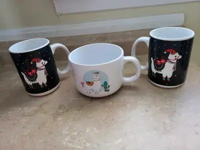 llama cups/soup bowl, View more