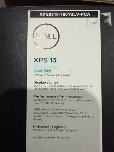 Dell XPS 13” i7/16/512GB, View more