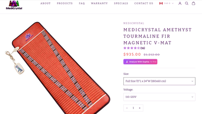 Healing MediCrystal bed, View more