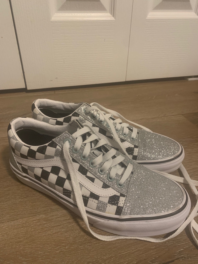 New Women’s Size 9 Sparkly Vans in Women's - Shoes in Strathcona County