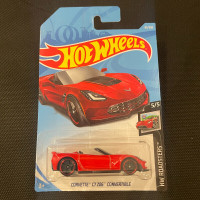 Hot Wheels Corvette C7 Z06 Convertible (Red) HW Roadsters