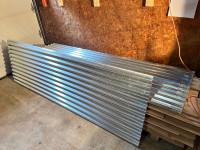  Corrugated steel panels