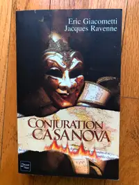 LIVRE * CONJURATION CASANOVA * roman thriller de ÉRIC GIACOMETTI