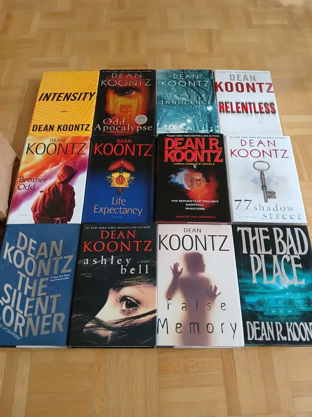 36 DEAN KOOTZN hardcovers books63735876760705120