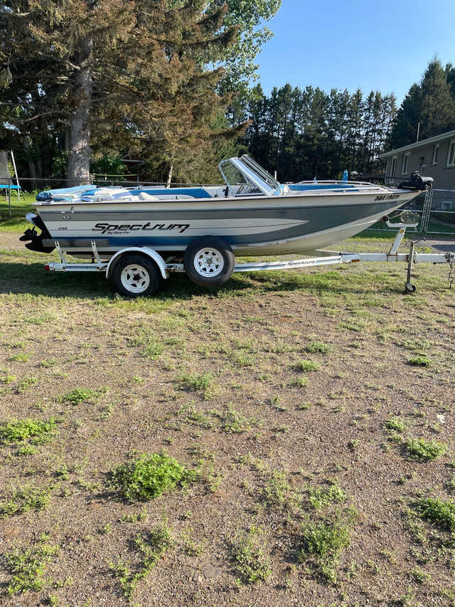 1991 Spectrum Aluminum Boat For Sale in Powerboats & Motorboats in Thunder Bay - Image 2