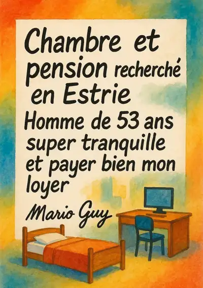 Chambre à louer RECHERCHÉ