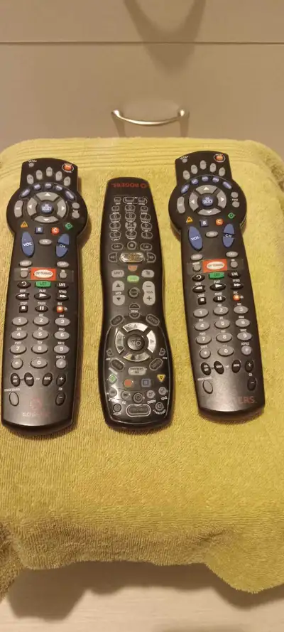 3 Roger's Remotes 15.00 each, View more