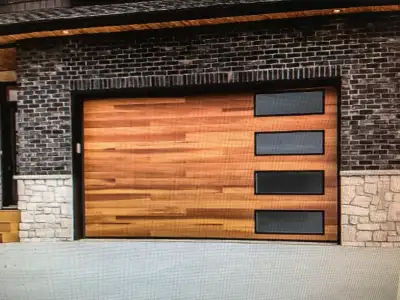 Garage Doors Cedar plank 10x8's, View more