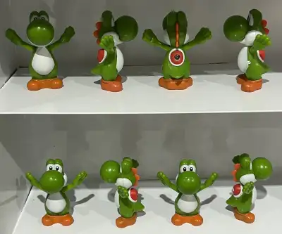 Set of 8 Yoshi Toys from 2019 McDonald’s Happy Meal Set, View more
