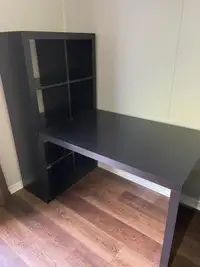 IKEA Kallax with desk (2 available)