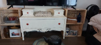 Distressed white cabinet for sale