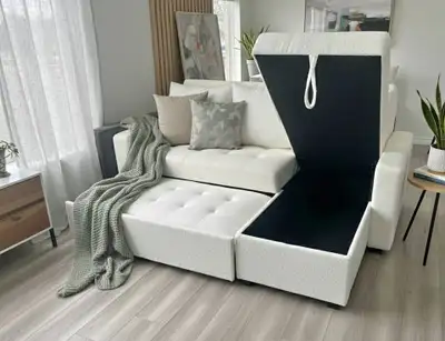Comfortable sofa bed in great condition, View more