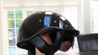 Gmax HH-65 Full Dressed Motorcycle Half Helmet - BRAND NEW!!!