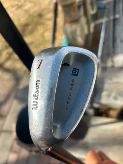 Wilson Deep Red Left Handed Lob Wedge 60* Graphite shaft., View more