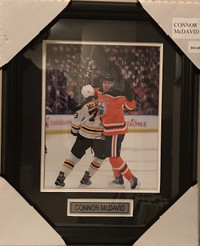 Connor McDavid Edmonton Oilers Photo Framed