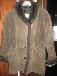 Warm Suede Winter Coat