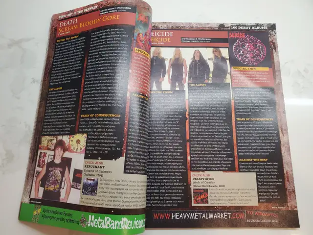 Heavy Metal & Metal Hammer - 100 Debut albums - Greek in Magazines in City of Toronto - Image 5