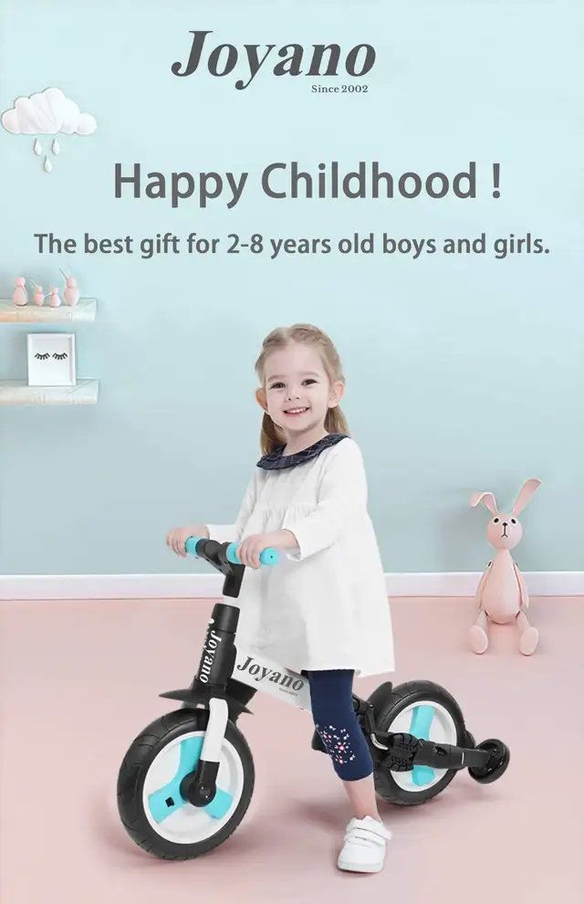 Joyano 5-in-1 Foldable Kids Tricycle Indoor/Outdoor Push Bike in Kids in Markham / York Region - Image 7