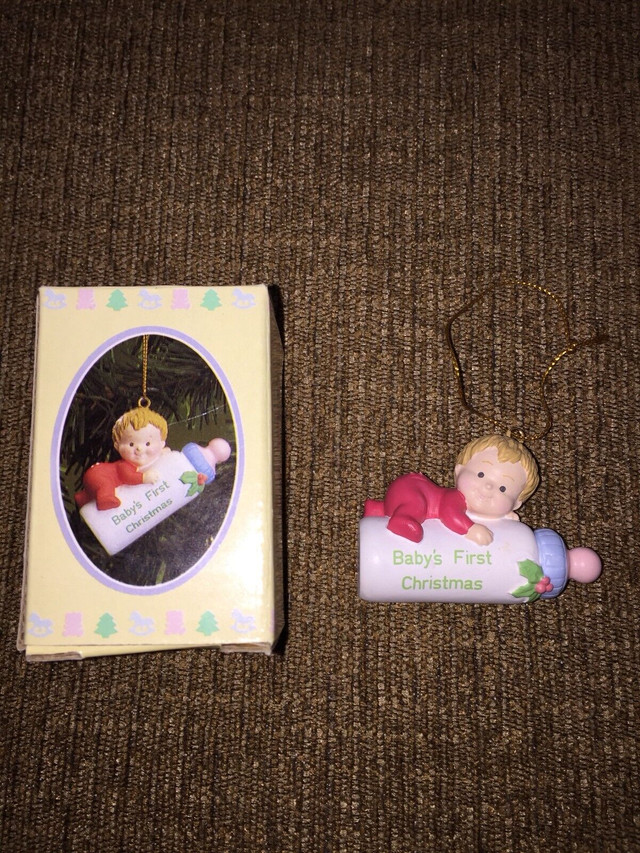 Tiny treasured keepsake / baby first Christmas ornament  in Other in Calgary