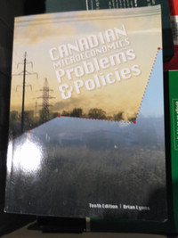 Canadian Microeconomics Problems and Policies 10th Edition