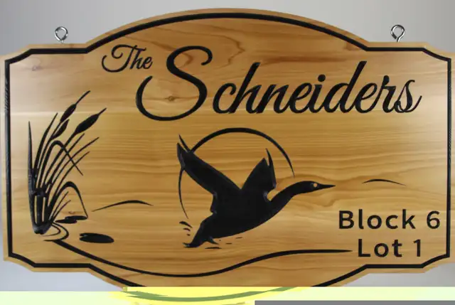 Custom Carved Select Cedar or Fir Wood Signs: Vancouver in Patio & Garden Furniture in Vancouver - Image 7