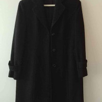 Ladies Long Black Coat