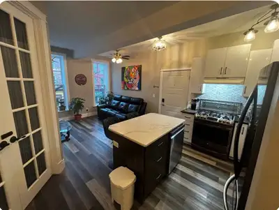 Downtown upscale 2 br apt with deck,all inclusive inclu internet