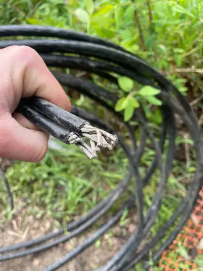 underground wire for $1 per pound Text 780-446-1122