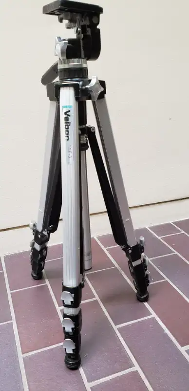 Sturdy Professional Velbon AEF-3 Tripod, View more