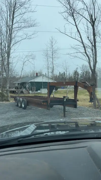 Trailer project, bought to finish but have no time Torsion axles 7k Galvanized rims Welding is done...