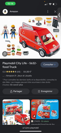 Playmobil  5632  city life  food truck 