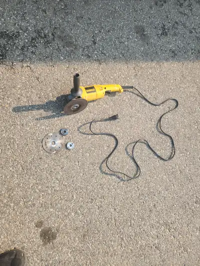 dewalt 5 "angle grinder 115 volt will deliver tx or call 90 cash, View more