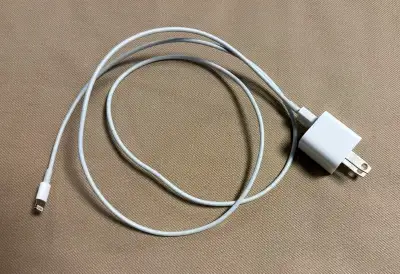 Genuine Apple iPhone 5W Charger and Lightning Cable, View more