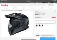 Z1R Range Helmet. $190