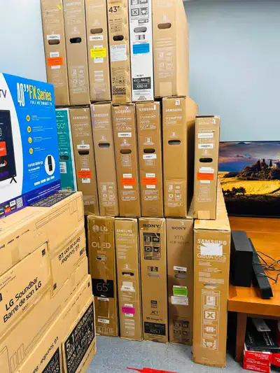 Smart TV for Sale - New Open box 32 to 98 inch TV, View more