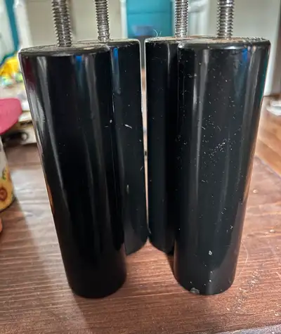 set of 4 wooden furniture legs 6”, View more
