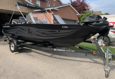 Selling a well cared for, 2022 Legend F17 Fishing and family boat. First and single owner, the boat...
