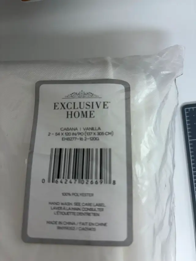 Brand new outdoor/indoor curtains