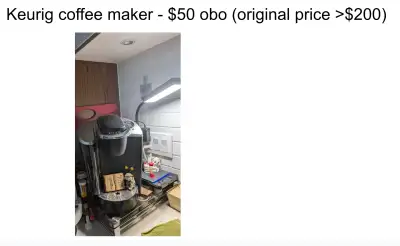 Keurig coffee maker - $50 obo (original price &gt;$200), View more