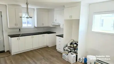3 1/2 à louer pour le premier juillet 2025 info 438-378-0606