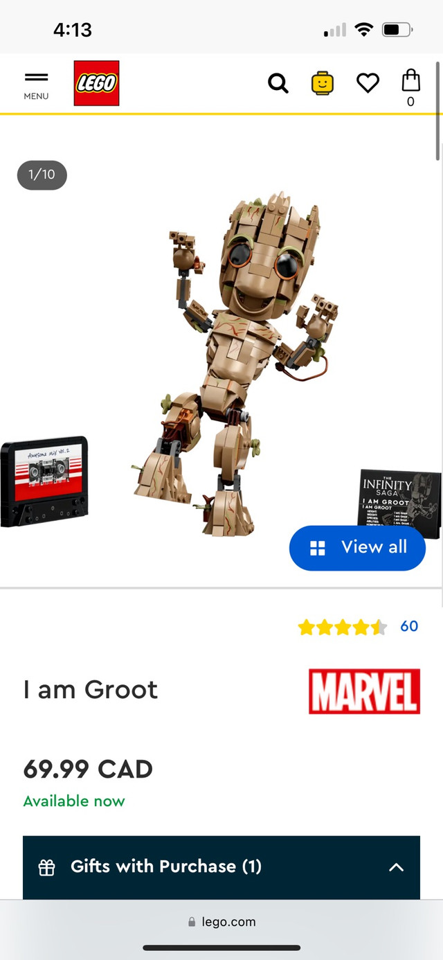 Groot Lego  in Toys & Games in Leamington - Image 3
