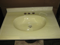 Vanity sink 24x18 cultured marble REDUCED