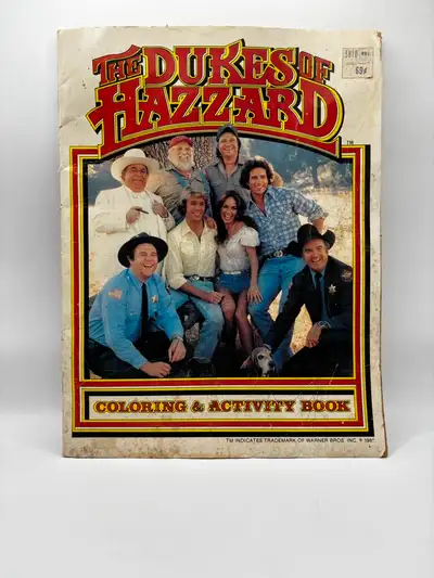 Vintage 1981 Dukes of Hazzard Color and Activity Book, View more