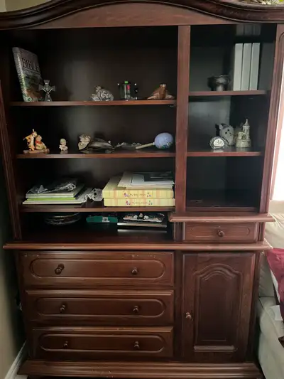 Wooden Hutch with Storage, View more