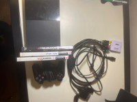 PS2 Slim - 4 Games, One Controller, all cords 