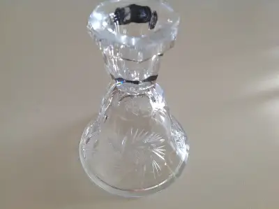 CRISTAL PINWHEEL CHANDELIER  CRYSTAL CANDLESTICK DOUBLE USE, View more